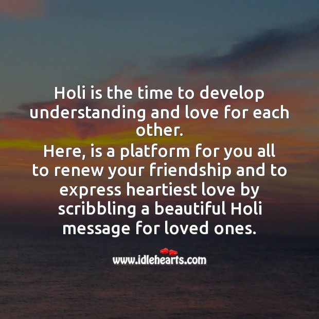 Happy holi Holi Messages Image