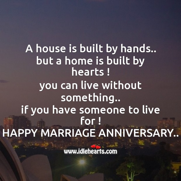 Happy marriage anniversary Home Quotes Image