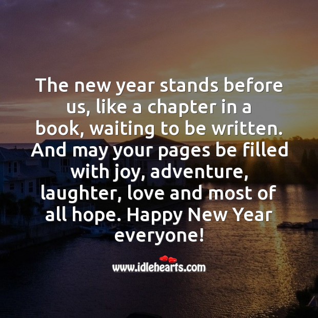 Happy New Year Beautiful Ones! Happy New Year Messages Image