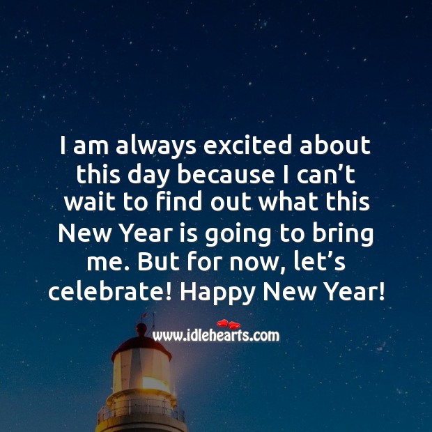 Happy New Year! Let’s celebrate! Celebrate Quotes Image