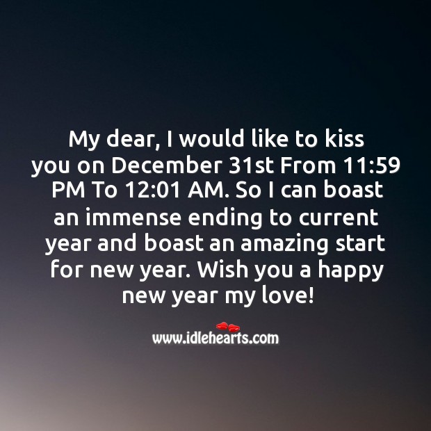 Happy new year message for her. New Year Quotes Image