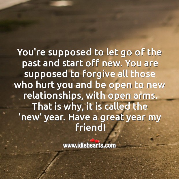 Happy new year my best friend! New Year Quotes Image