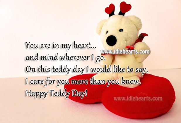 Happy Teddy Day – Express your true feelings of love. - IdleHearts
