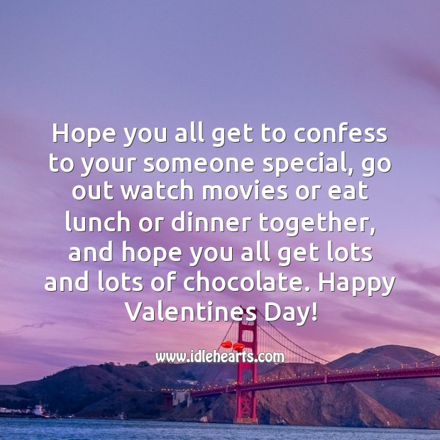 Happy Valentine’s Day, Everyone! Valentine’s Day Quotes Image