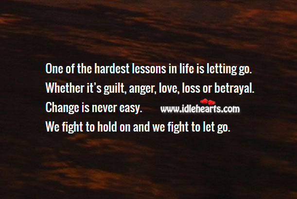 One of the hardest lessons in life is letting go. Relationship Advice Image