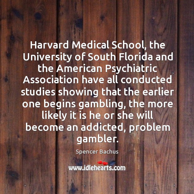 Harvard medical school, the university of south florida and the american psychiatric Image