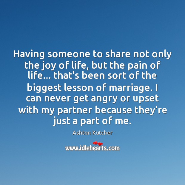 Having someone to share not only the joy of life, but the Image