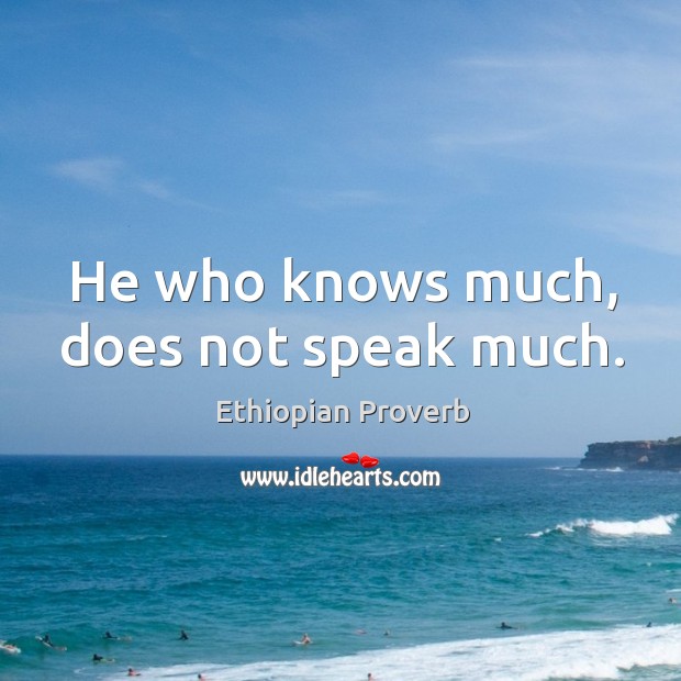 Ethiopian Proverbs