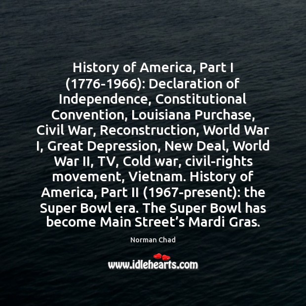 History of America, Part I (1776-1966): Declaration of Independence, Constitutional Convention, Louisiana Image