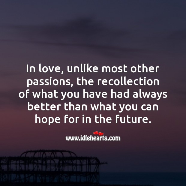 Hope for in the future Love Messages Image