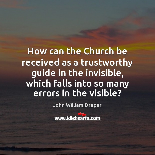 How can the Church be received as a trustworthy guide in the Image