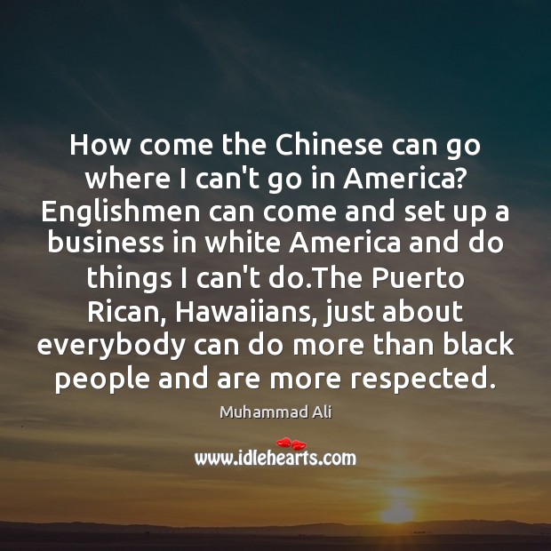 How come the Chinese can go where I can’t go in America? Image
