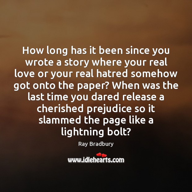 How long has it been since you wrote a story where your IdleHearts