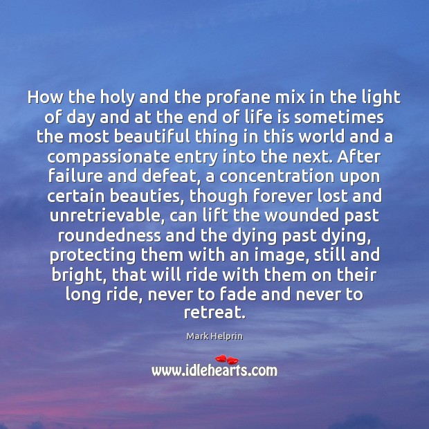 How the holy and the profane mix in the light of day Image