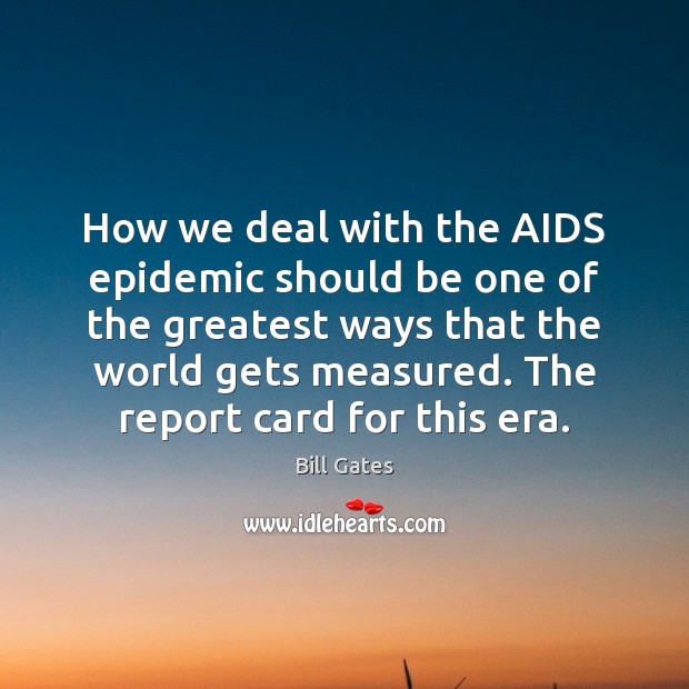 How we deal with the AIDS epidemic should be one of the Image