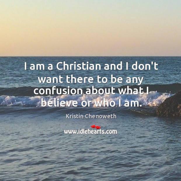 I am a Christian and I don’t want there to be any Image