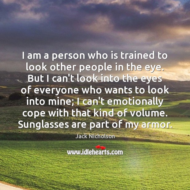 I am a person who is trained to look other people in Image