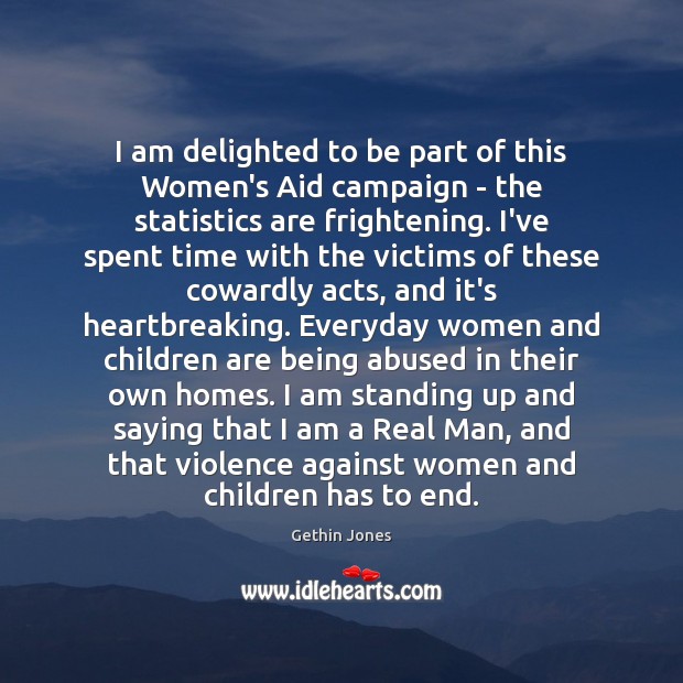 I am delighted to be part of this Women’s Aid campaign – Children Quotes Image