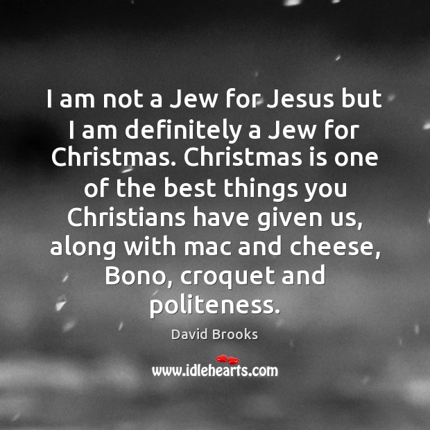 I am not a Jew for Jesus but I am definitely a Image