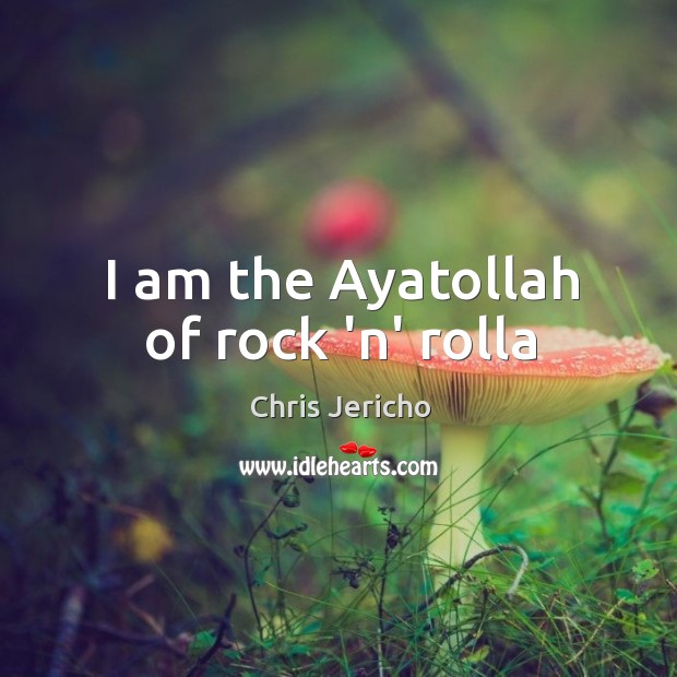 I am the Ayatollah of rock ‘n’ rolla Image