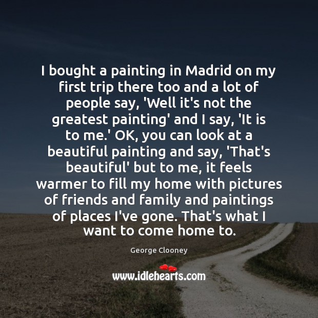 I bought a painting in Madrid on my first trip there too Image