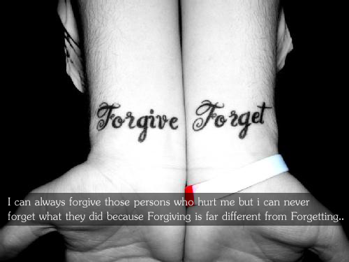 I can always forgive those persons who hurt Image