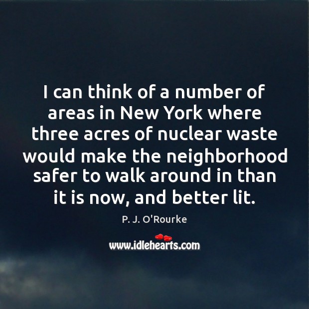 I can think of a number of areas in New York where Image