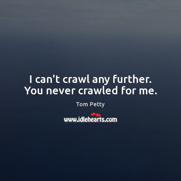 I can’t crawl any further. You never crawled for me. Image