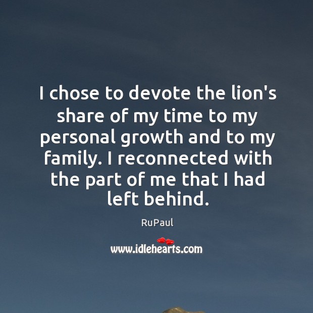 I chose to devote the lion’s share of my time to my Image
