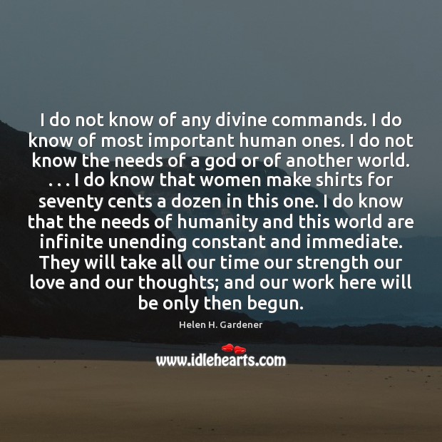 I do not know of any divine commands. I do know of Image