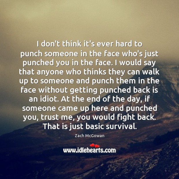 I Don't Think It's Ever Hard To Punch Someone In The Face - Idlehearts