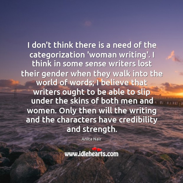 I don’t think there is a need of the categorization ‘woman writing’. Image