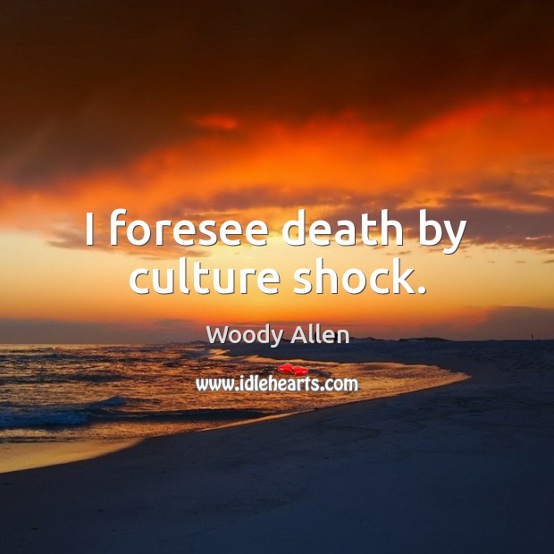 I foresee death by culture shock. Image