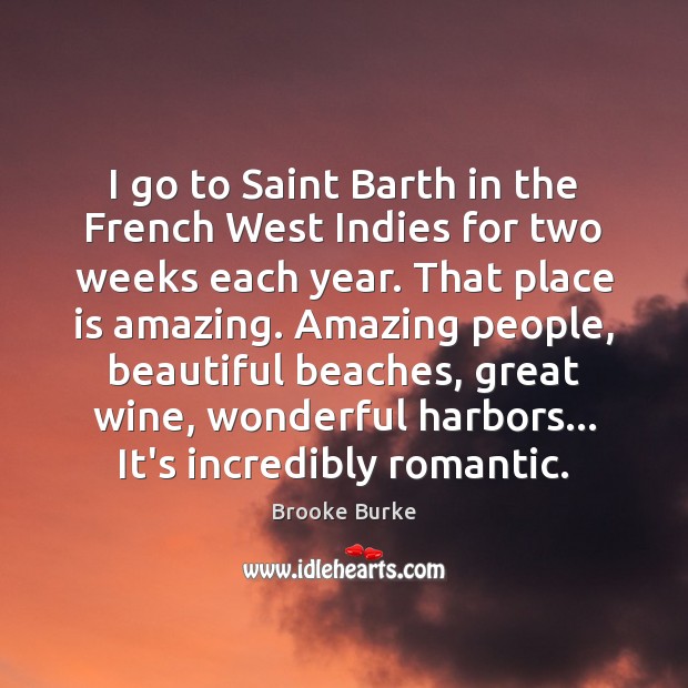 I go to Saint Barth in the French West Indies for two Image