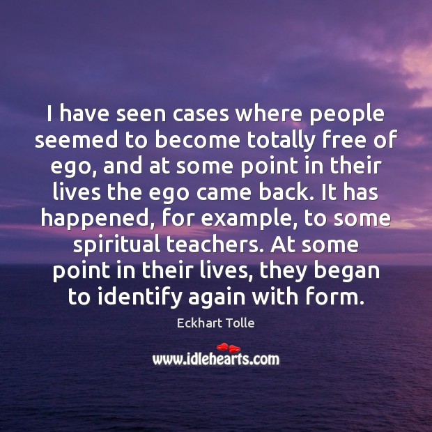 I have seen cases where people seemed to become totally free of Image