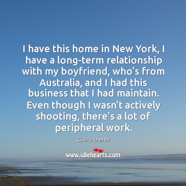I have this home in new york, I have a long-term relationship with my boyfriend, who’s Image