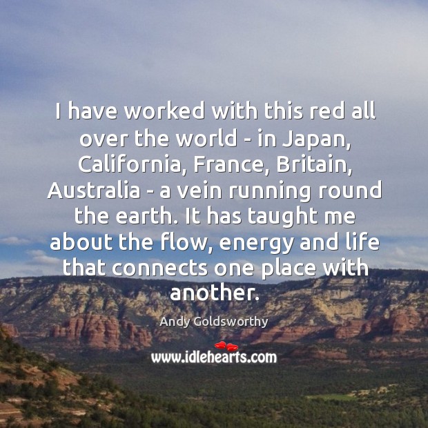 I have worked with this red all over the world – in Image