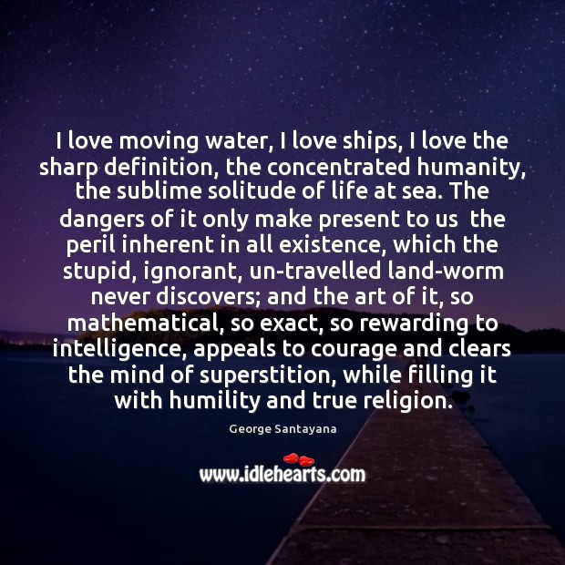 I love moving water, I love ships, I love the sharp definition, Image