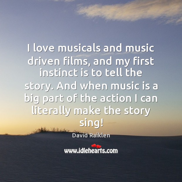I love musicals and music driven films, and my first instinct is Image
