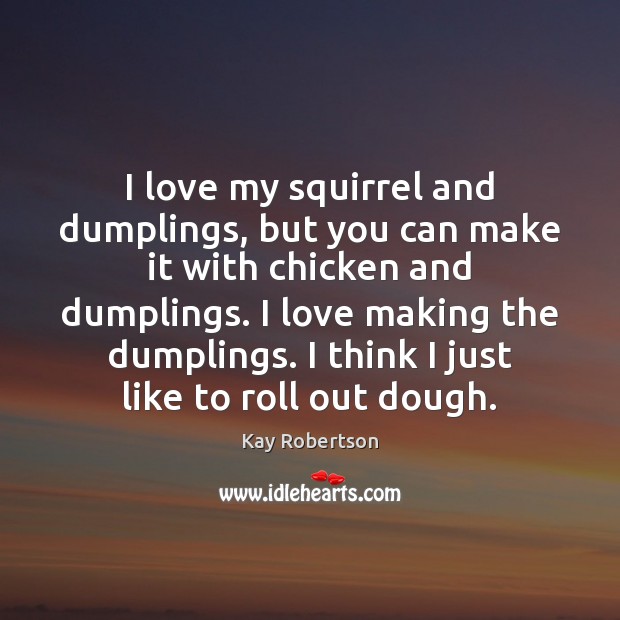 I love my squirrel and dumplings, but you can make it with Image
