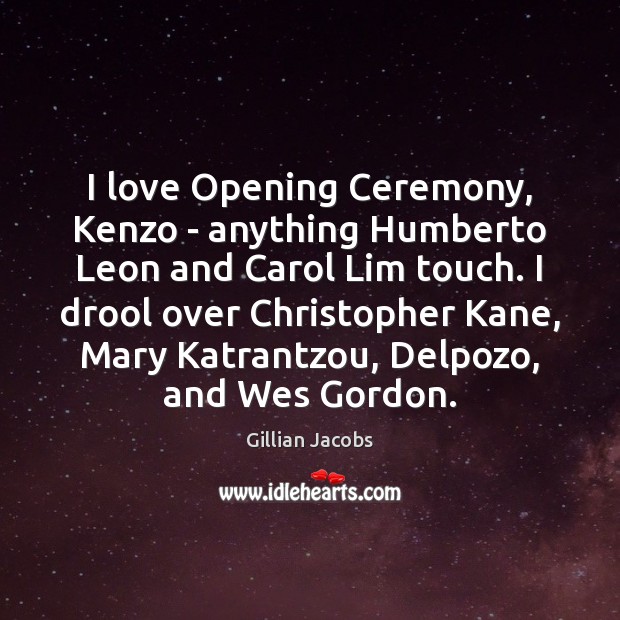 I love Opening Ceremony, Kenzo – anything Humberto Leon and Carol Lim Image