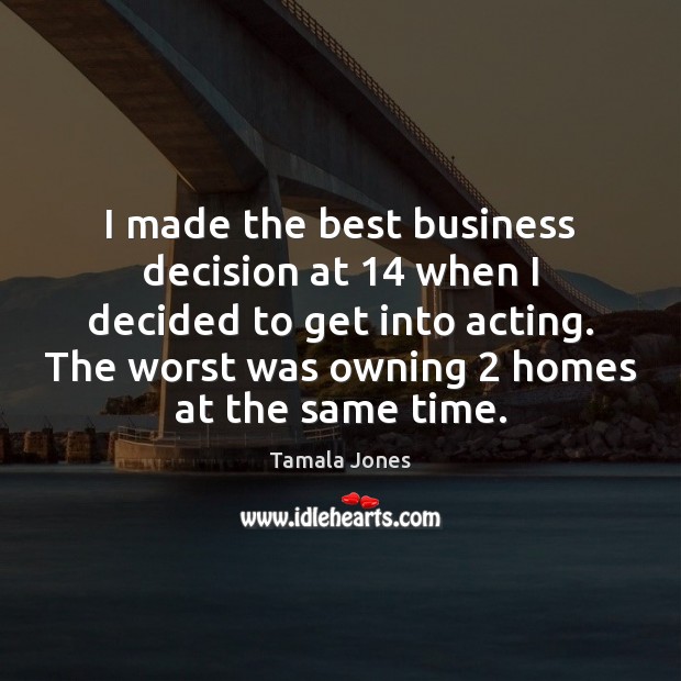 I made the best business decision at 14 when I decided to get Image