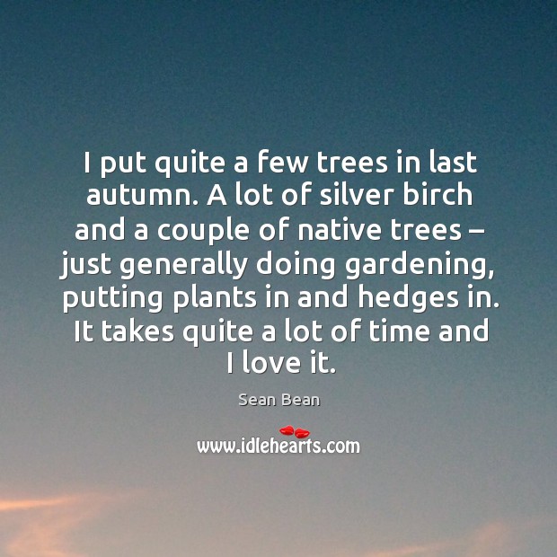 I put quite a few trees in last autumn. A lot of silver birch and a couple of native trees Image