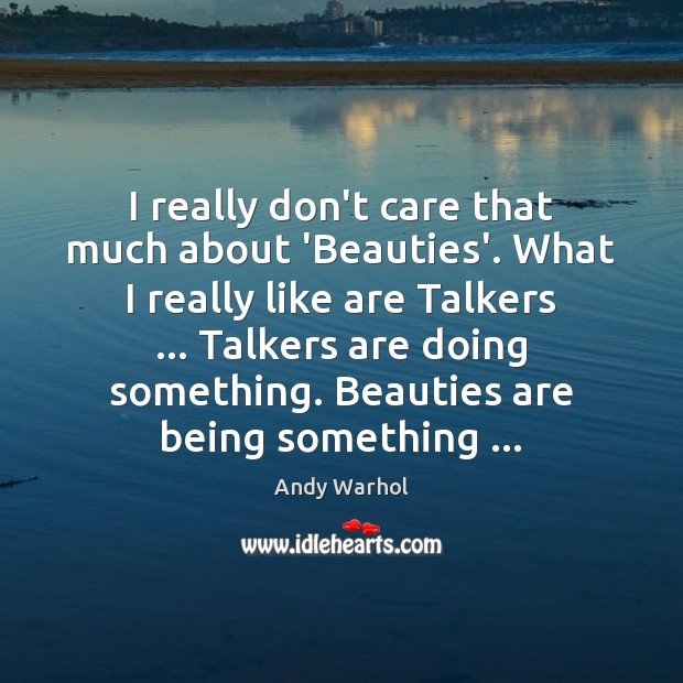 I really don’t care that much about ‘Beauties’. What I really like Image