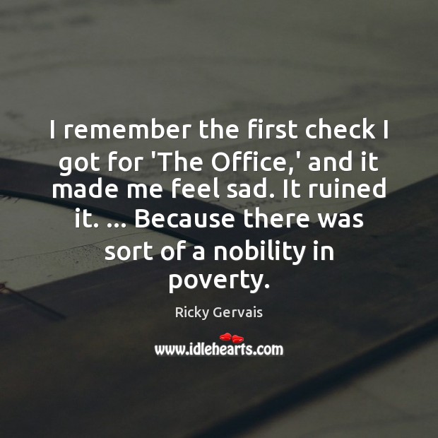 I remember the first check I got for ‘The Office,’ and Image