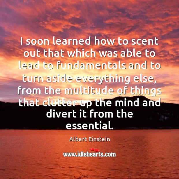 I soon learned how to scent out that which was able to Image