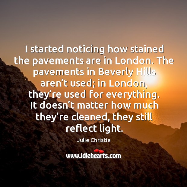 I started noticing how stained the pavements are in london. Image