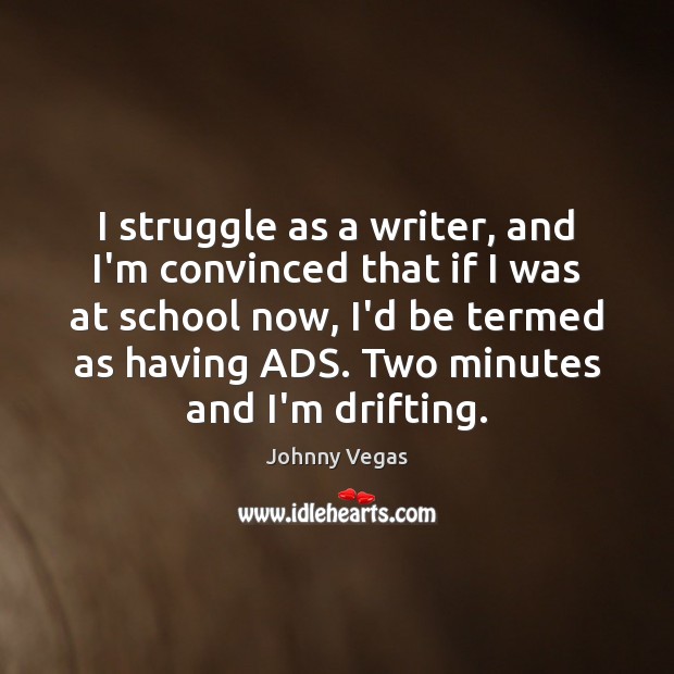 I struggle as a writer, and I’m convinced that if I was Image