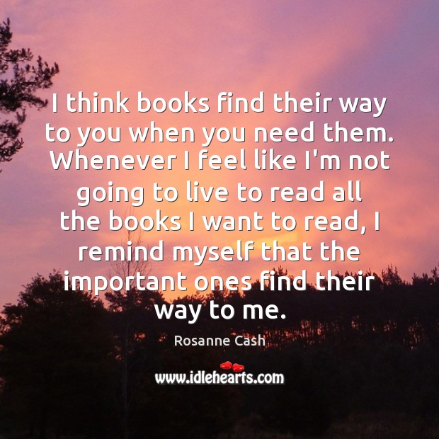 I think books find their way to you when you need them. Image