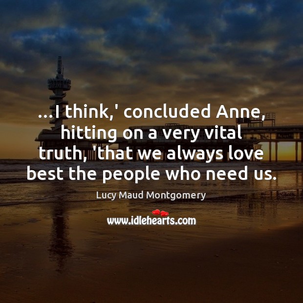 …I think,’ concluded Anne, hitting on a very vital truth, ‘that Image